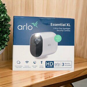 1 Arlo Essential XL 1080p Indoor/Outdoor Wireless Spotlight Surveillance Camera